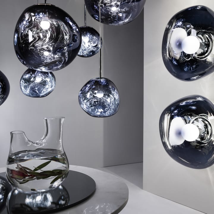 Lámpara de pared y techo Melt Surface LED, humo Tom Dixon