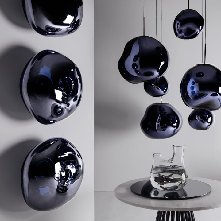 Lámpara de pared y techo Melt Surface LED, humo Tom Dixon
