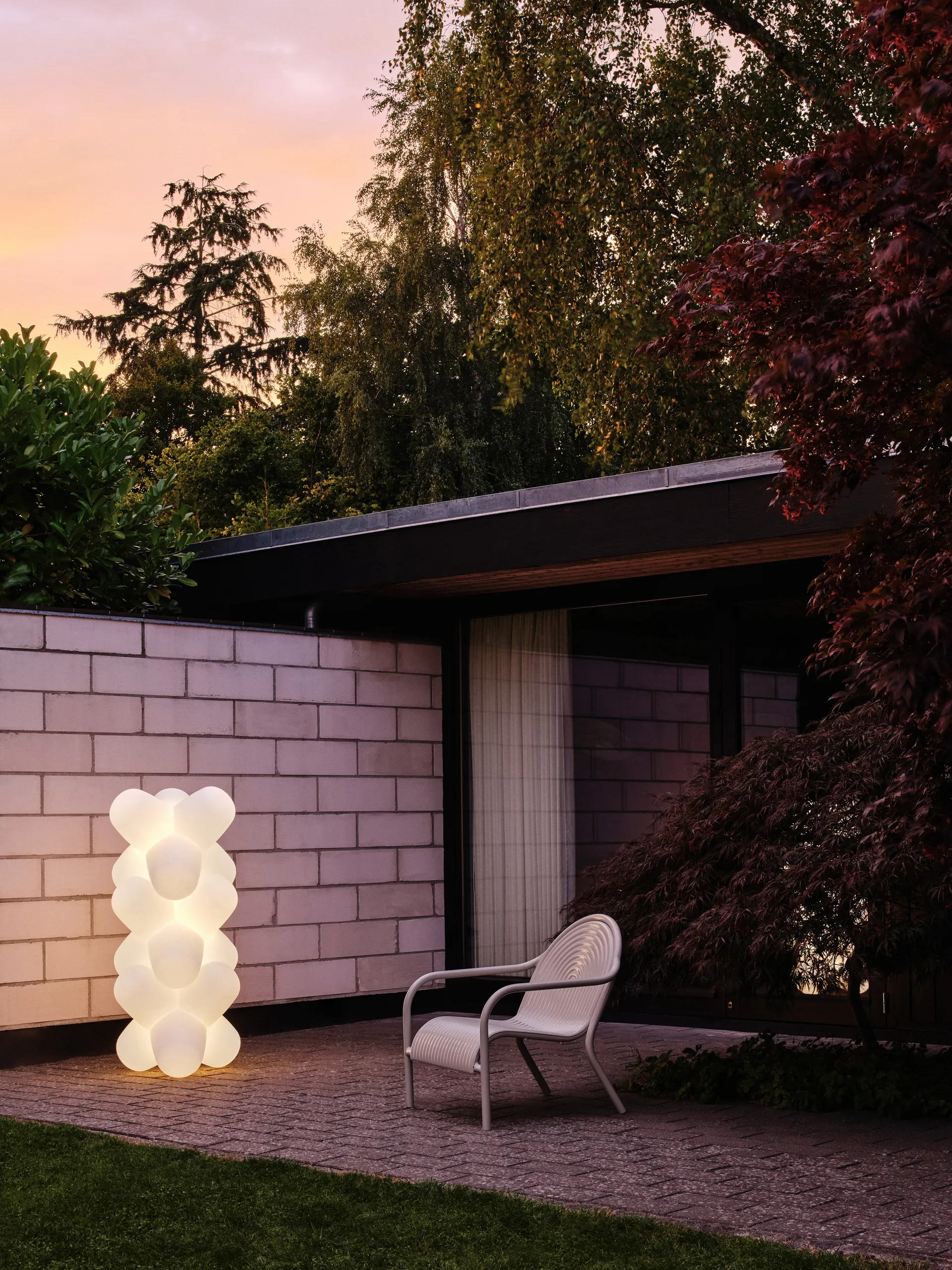 Lámpara de pie Jack portátil, Blanco Tom Dixon