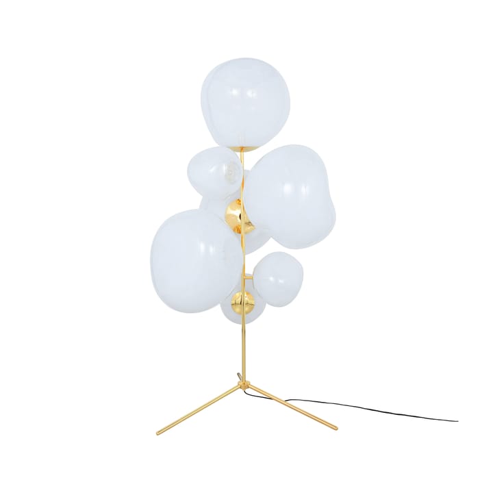Lámpara de pie Melt Chandelier LED 175 cm - Ópalo-Dorado - Tom Dixon