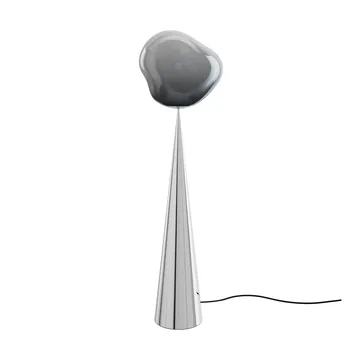 Lámpara de pie Melt Cone fat LED 174,5 cm - Níquel-plateado - Tom Dixon
