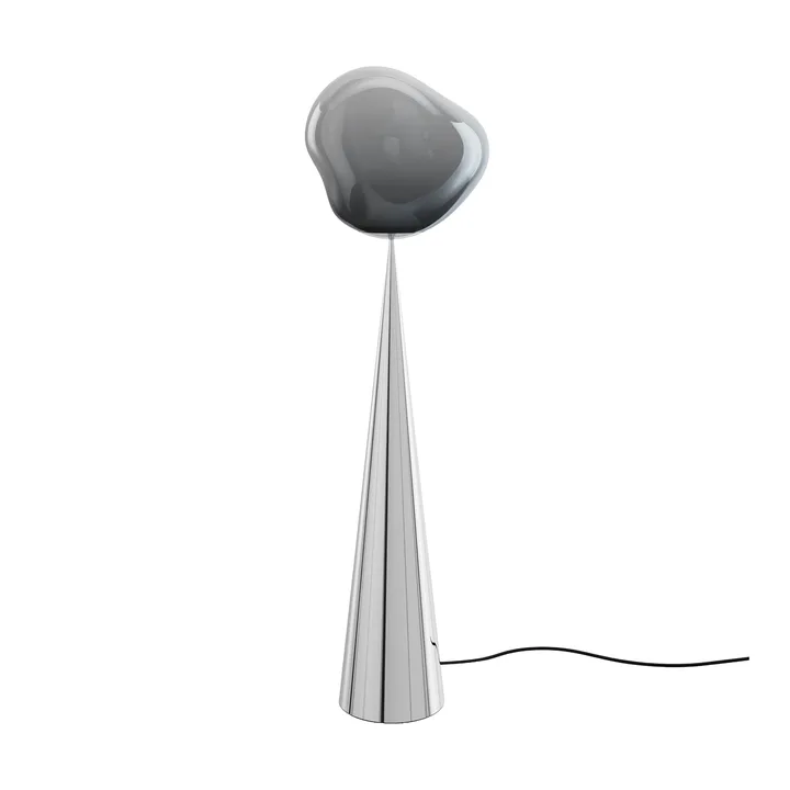 Lámpara de pie Melt Cone fat LED 174,5 cm - Níquel-plateado - Tom Dixon