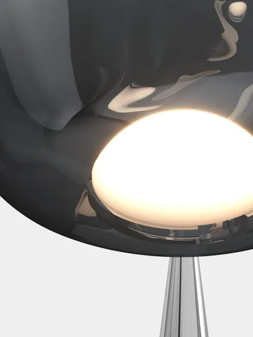 Lámpara de pie Melt Cone fat LED 174,5 cm - Níquel-plateado - Tom Dixon