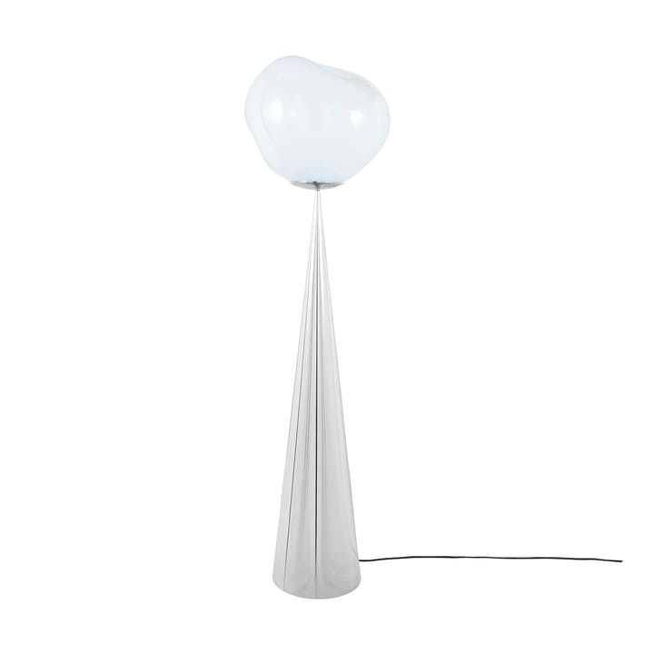 Lámpara de pie Melt Cone fat LED 174,5 cm - Ópalo-plateado - Tom Dixon