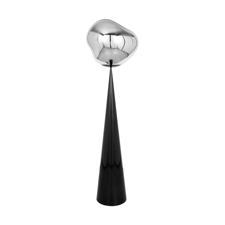 Lámpara de pie Melt Cone fat LED 174,5 cm - Plateado - Tom Dixon