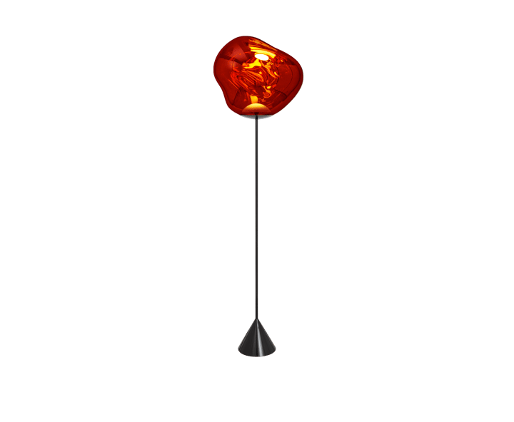 Lámpara de pie Melt Cone slim LED 180 cm, Cobre Tom Dixon