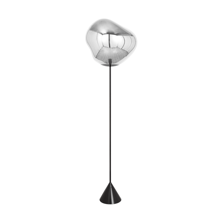 Lámpara de pie Melt Cone slim LED 180 cm - Plateado - Tom Dixon