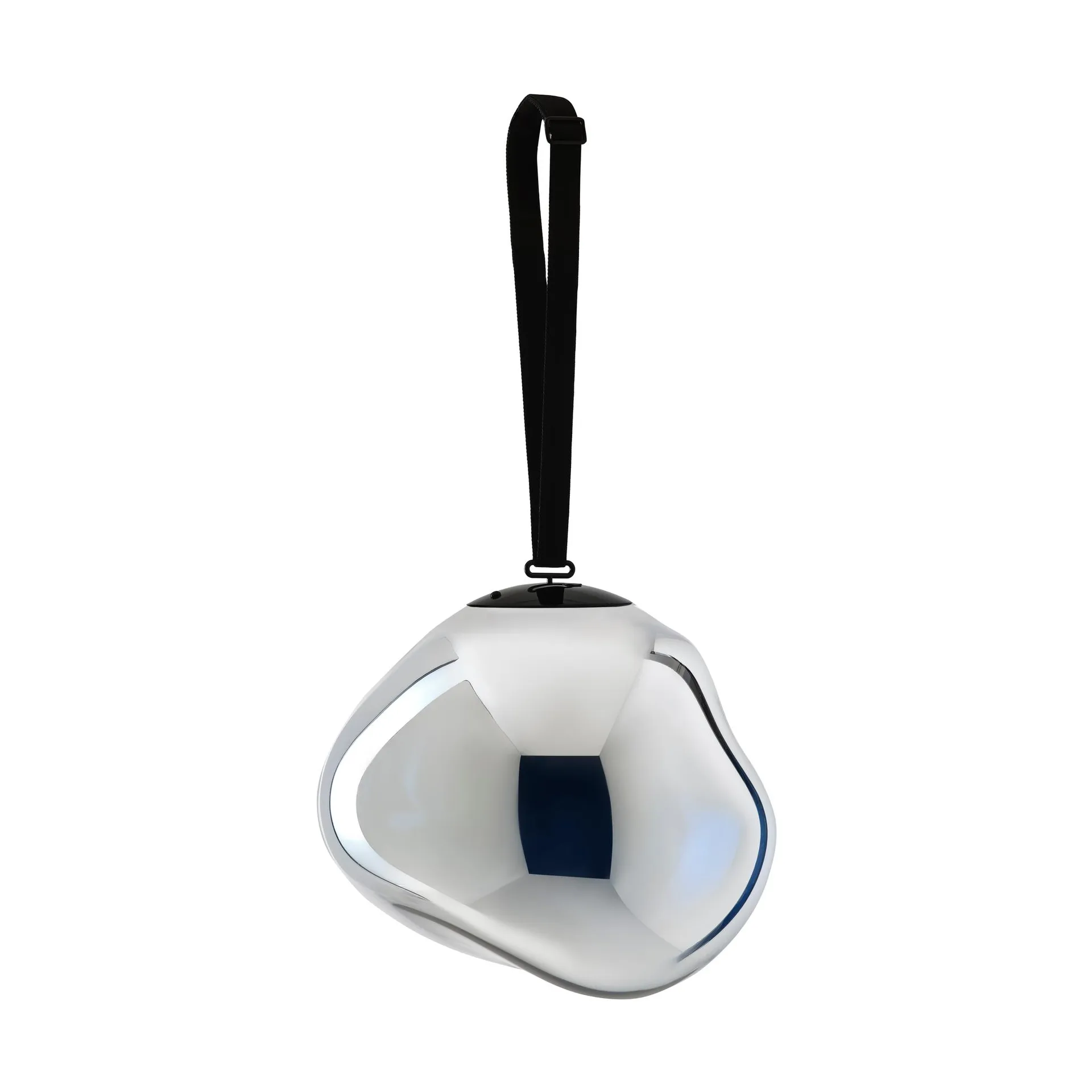 Lámpara de pie Melt Portable LED grande, Plateado Tom Dixon