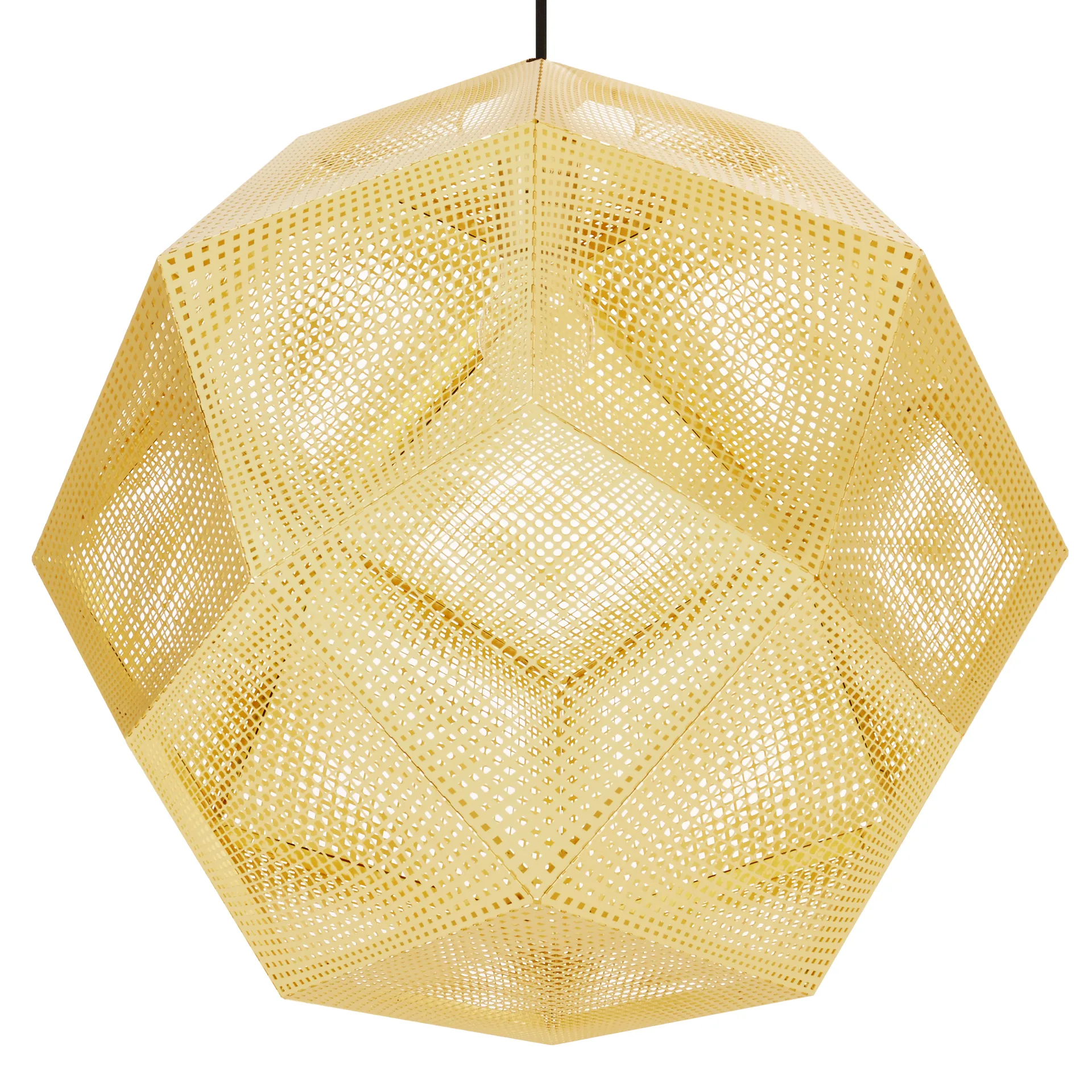 Lámpara de techo Etch 50 cm, Latón Tom Dixon
