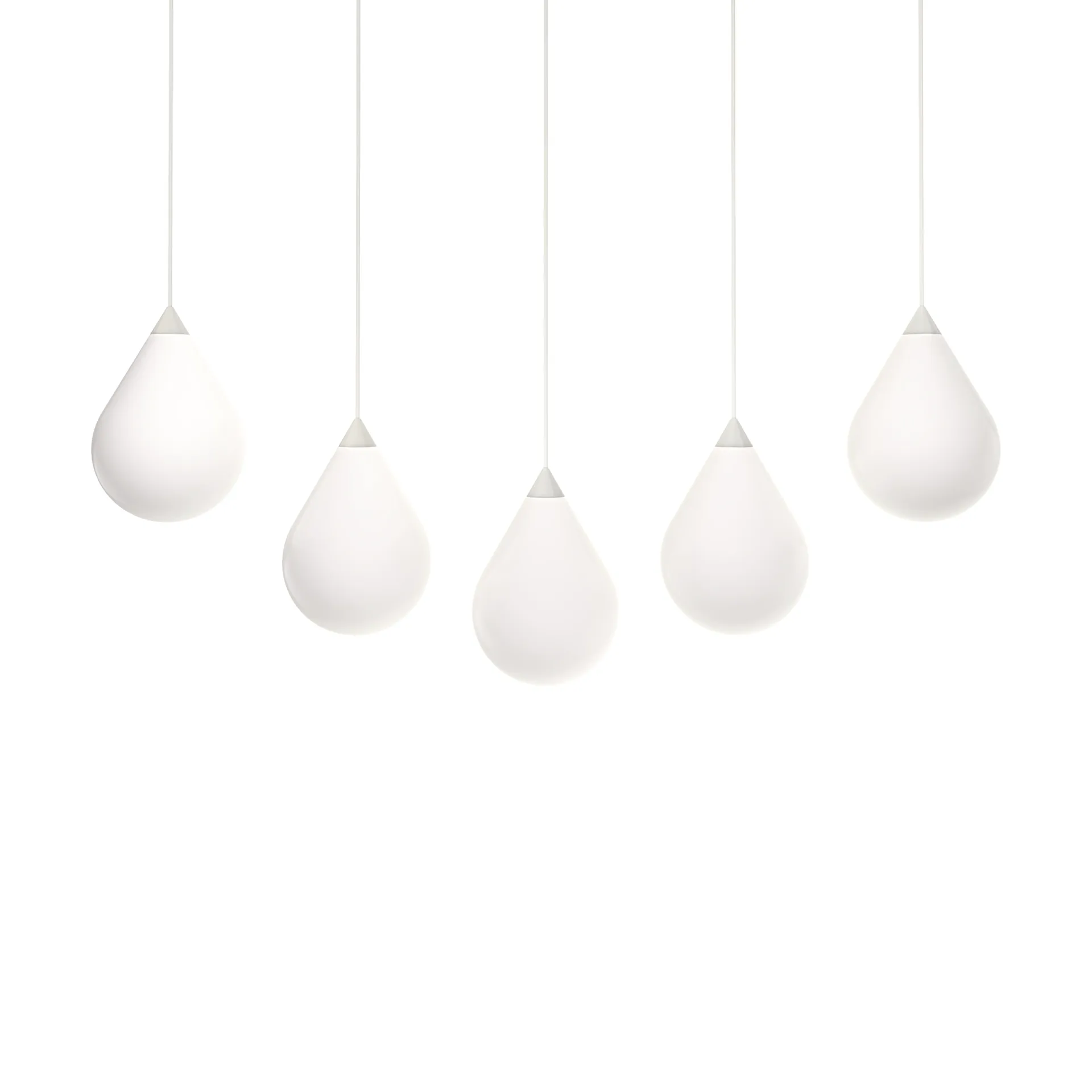 Lámpara de techo Flare Bead, Opal Tom Dixon