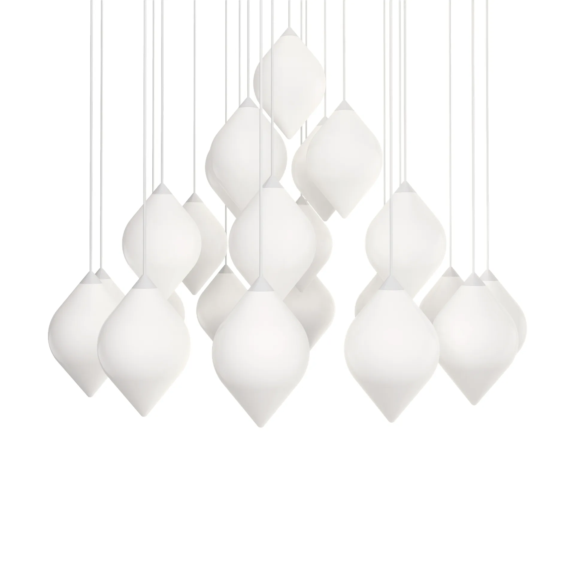 Lámpara de techo Flare Top, Opal Tom Dixon