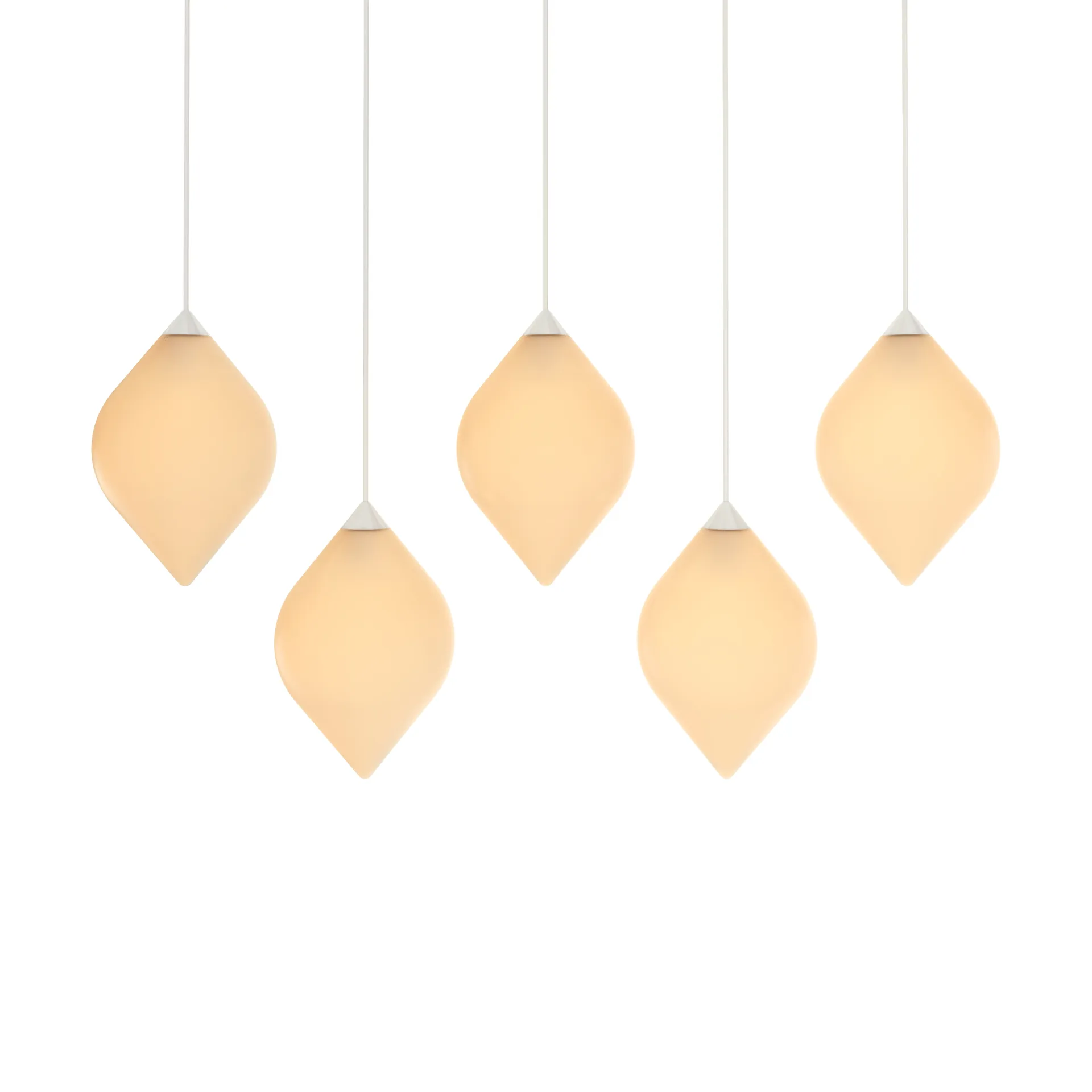 Lámpara de techo Flare Top, Opal Tom Dixon