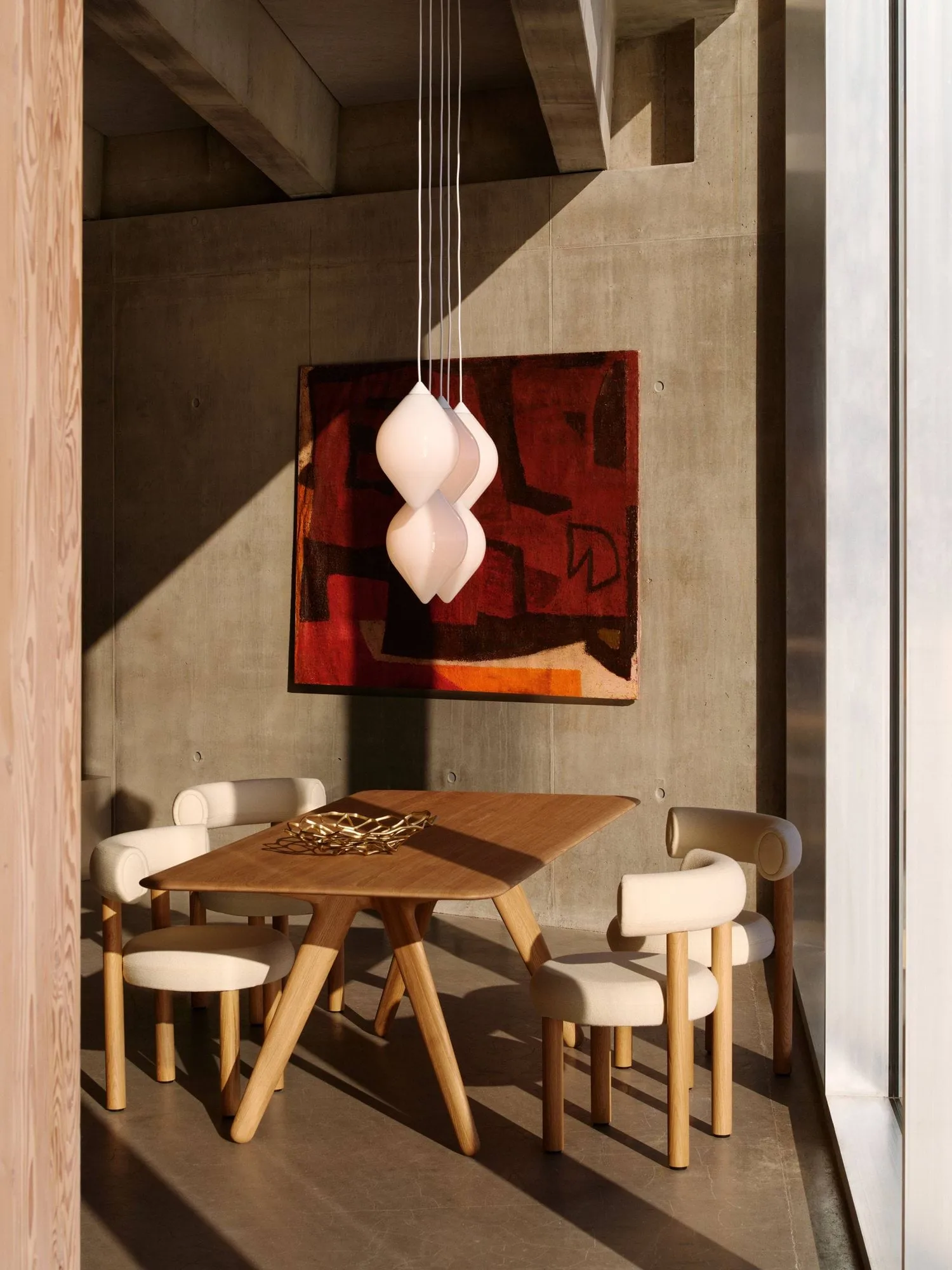 Lámpara de techo Flare Top, Opal Tom Dixon