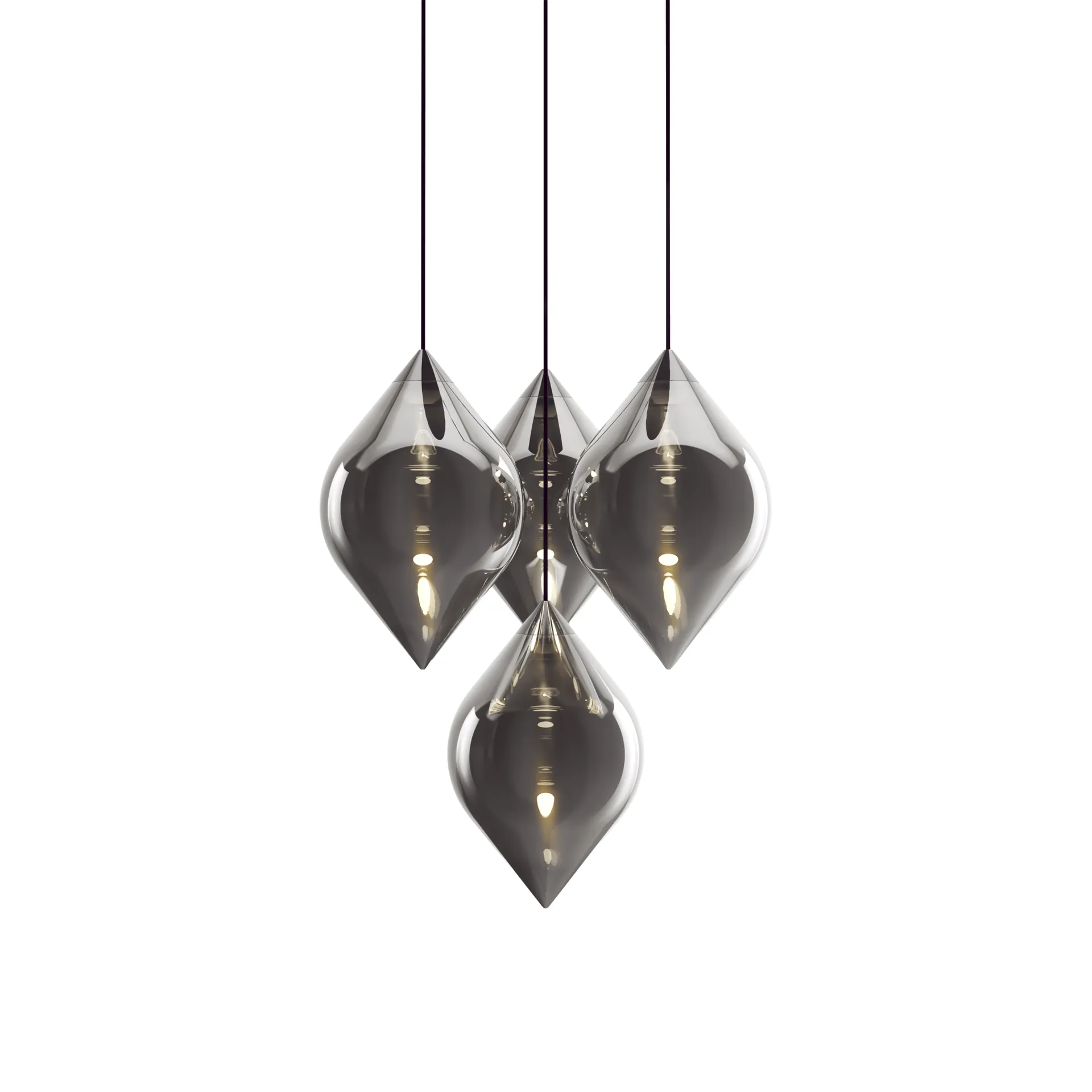 Lámpara de techo Flare Top, Plata Tom Dixon