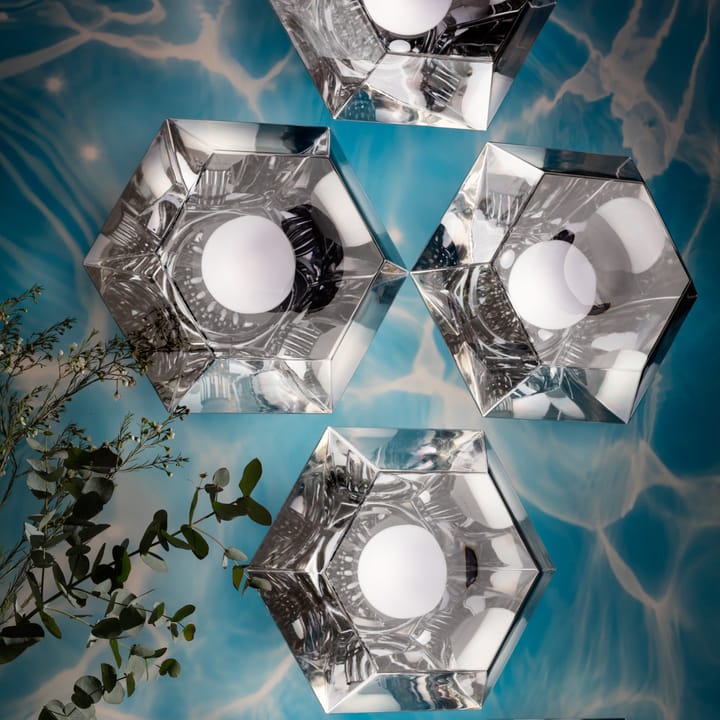 Lámpara de techo y pared Cut Surface - cromo - Tom Dixon
