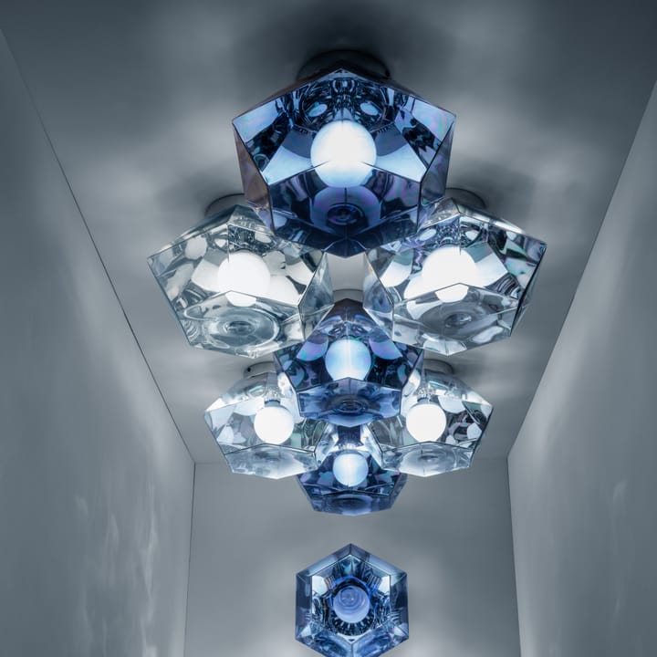 Lámpara de techo y pared Cut Surface - cromo - Tom Dixon