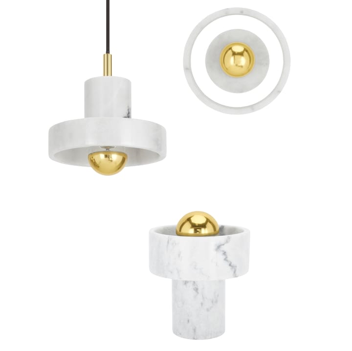 Lámpara mesa Stone - mármol blanco - Tom Dixon