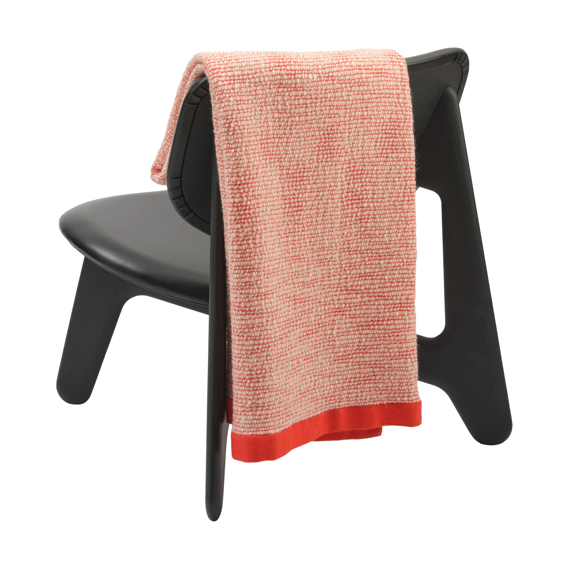 Manta Thread 140x180 cm, Naranja y blanco Tom Dixon