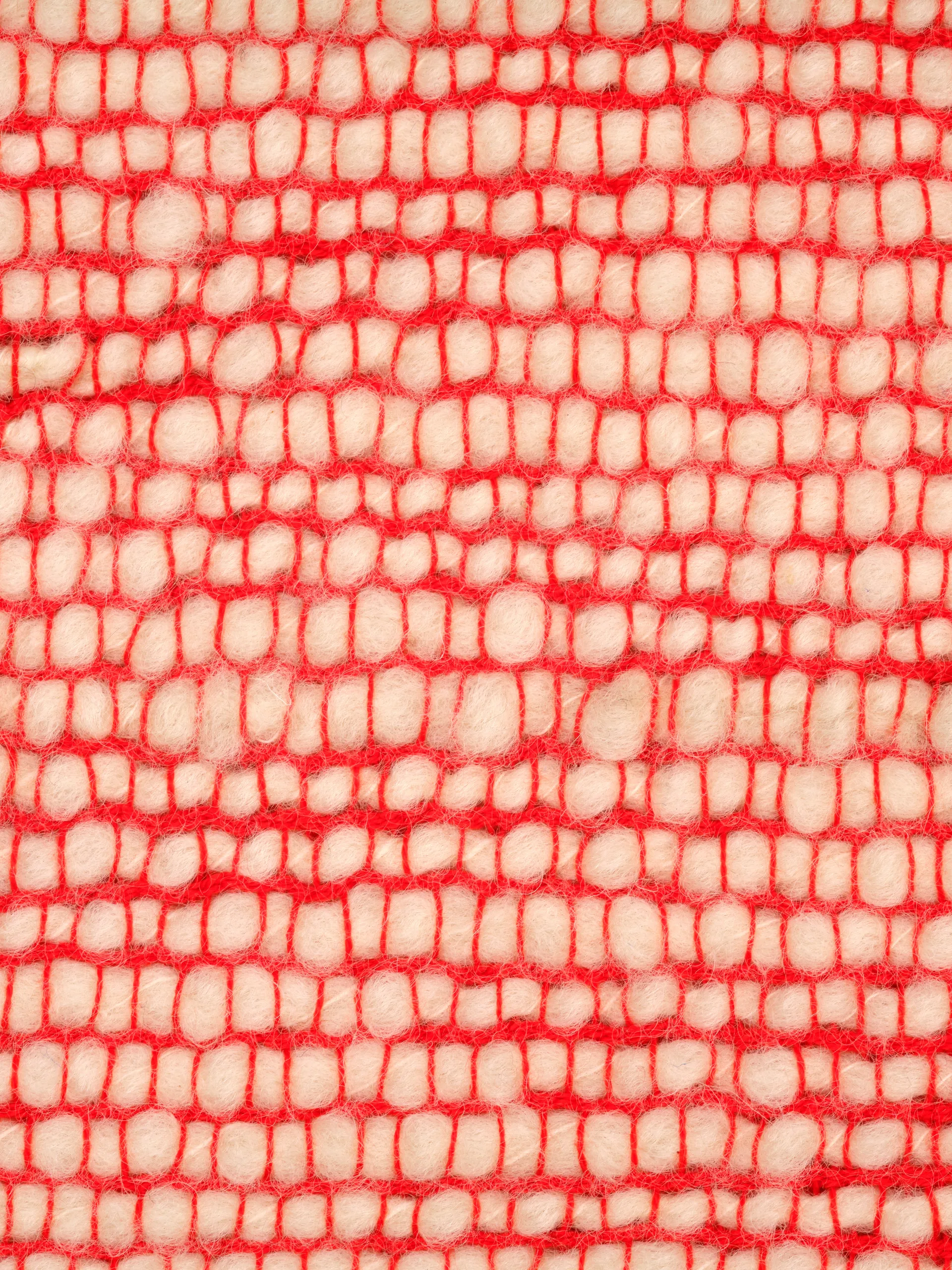 Manta Thread 140x180 cm, Naranja y blanco Tom Dixon