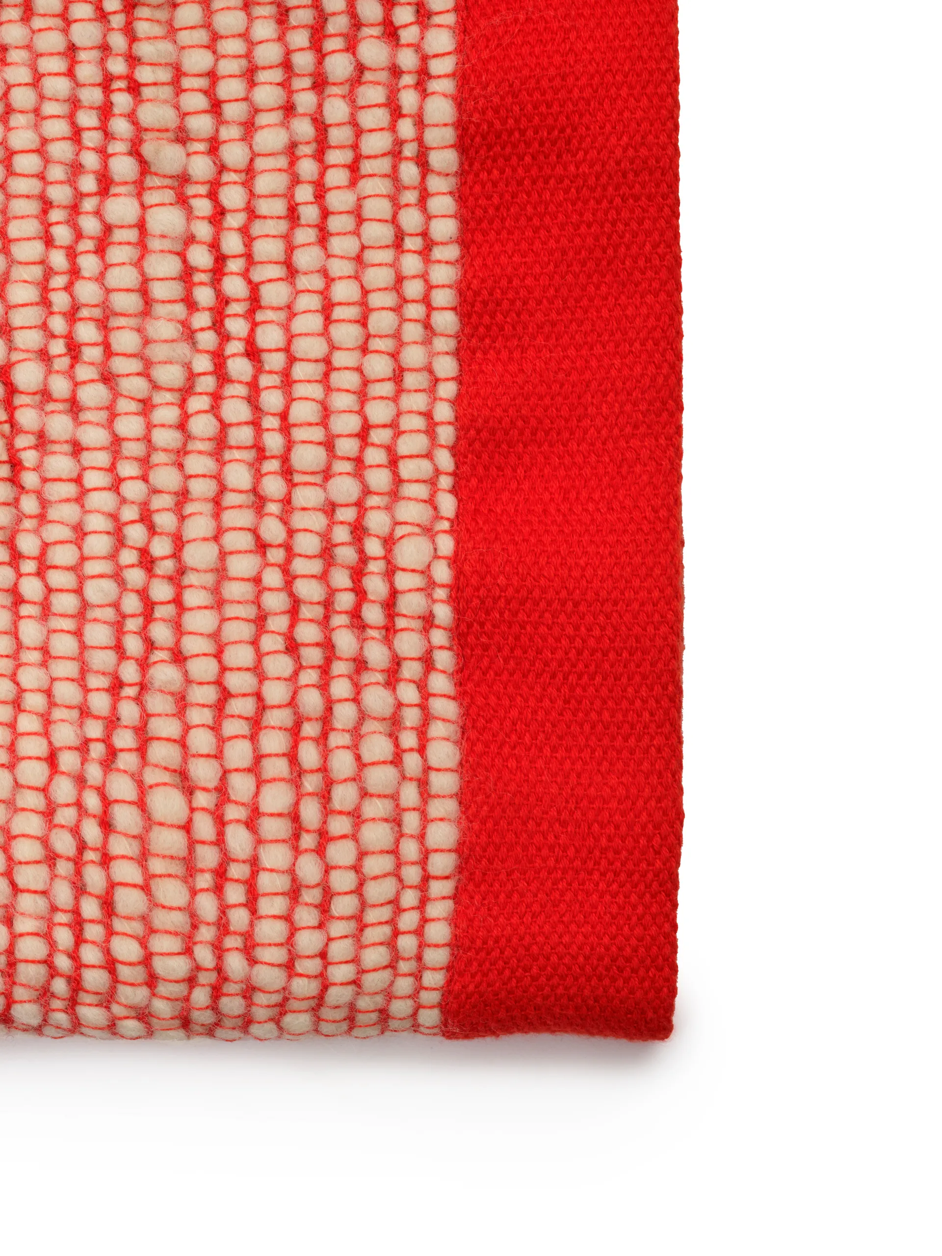 Manta Thread 140x180 cm, Naranja y blanco Tom Dixon