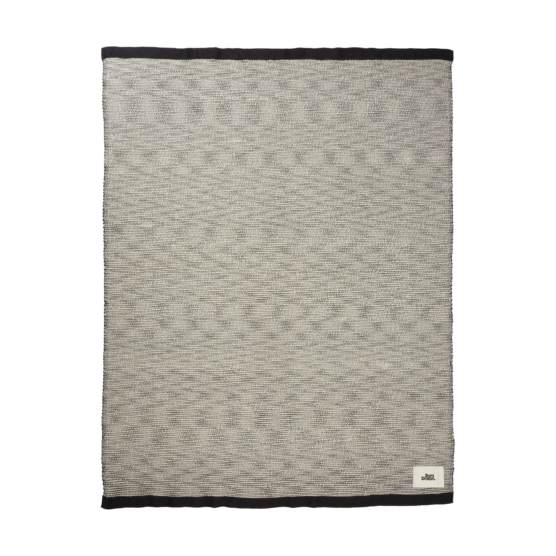 Manta Thread 140x180 cm, Negro y blanco Tom Dixon