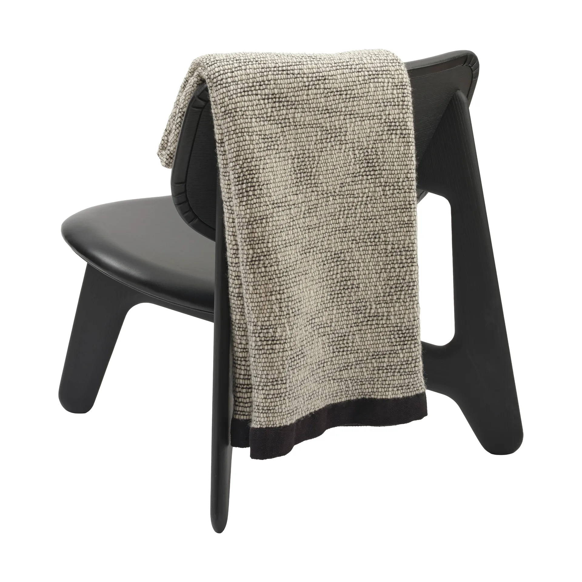 Manta Thread 140x180 cm, Negro y blanco Tom Dixon