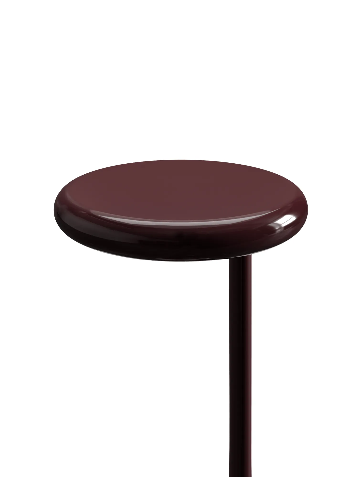 Mesa auxiliar Spot, Burgundy, Ø55x33 cm Tom Dixon