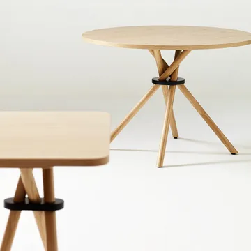 Mesa de centro Flash redonda - Soporte de cobre y latón - Tom Dixon