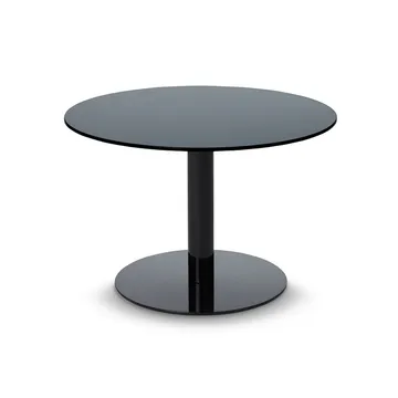Mesa de centro Flash redonda - Soporte negro-negro - Tom Dixon
