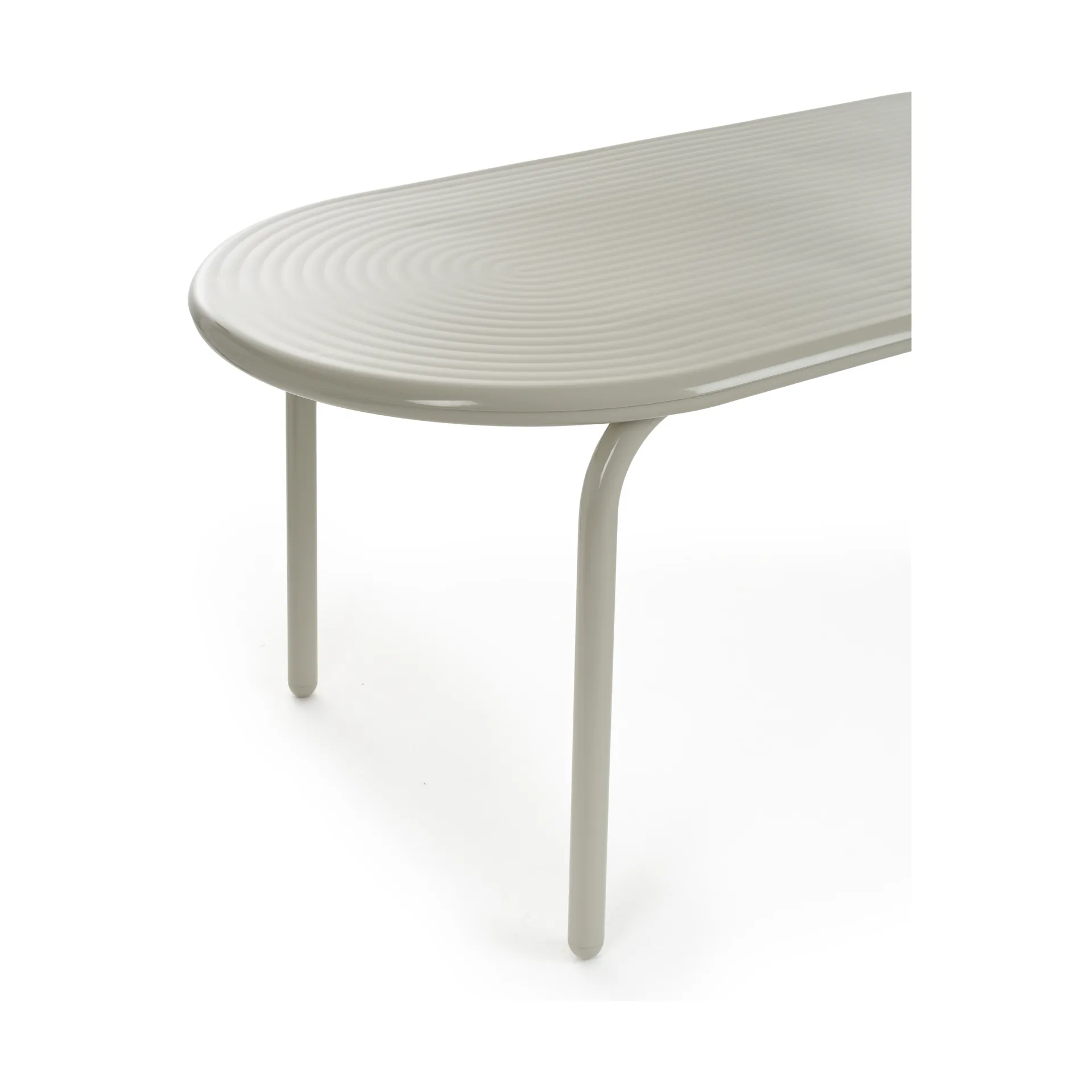 Mesa de comedor Groove 86x185 cm, Masilla Tom Dixon