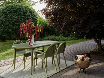 Mesa Groove Obround - Moss, 86x186 cm - Tom Dixon