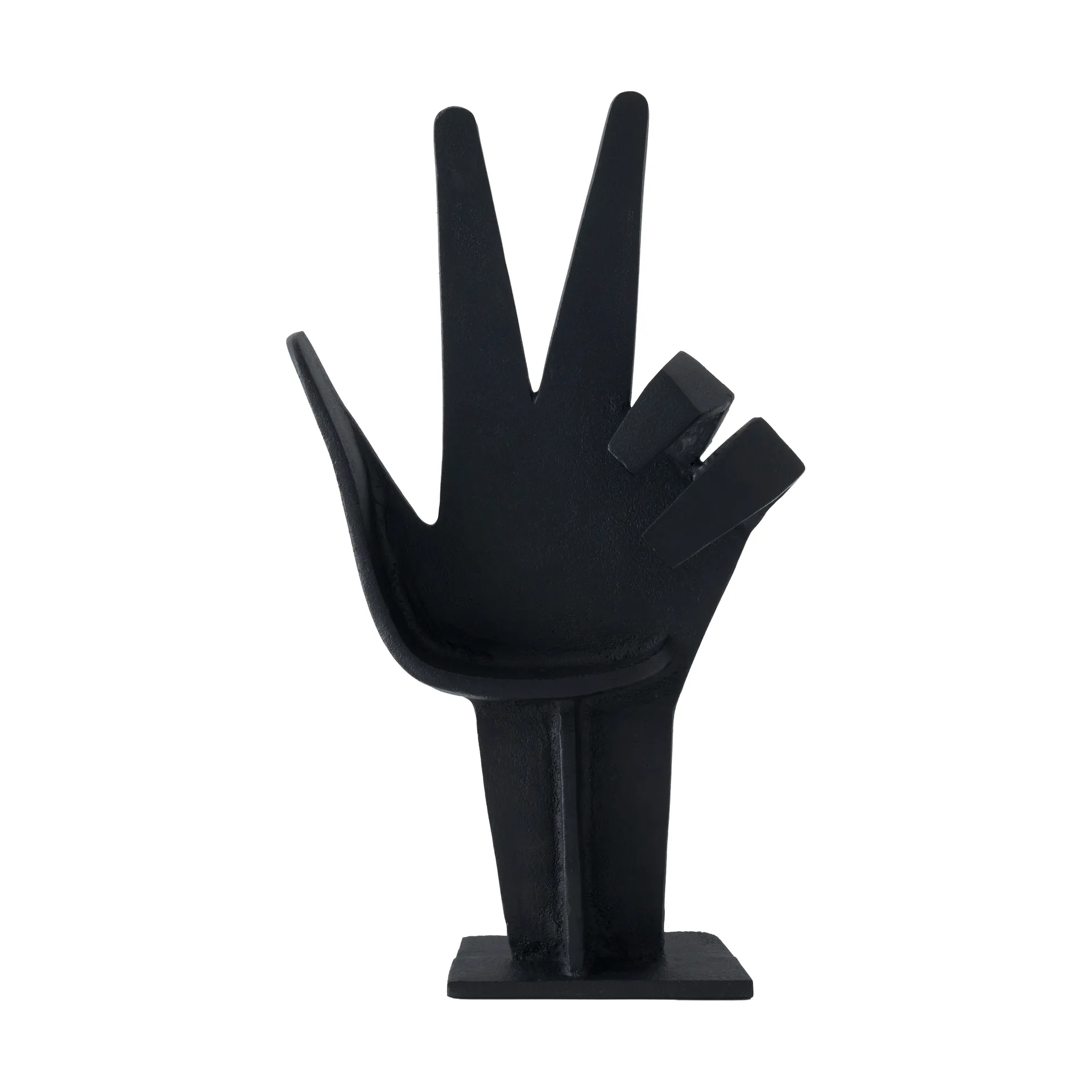 Objeto decorativo Cast Iron hand, Black, 29,8x6,5 cm Tom Dixon