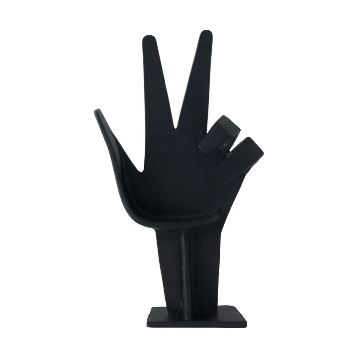 Objeto decorativo Cast Iron hand - Black, 29,8x6,5 cm - Tom Dixon