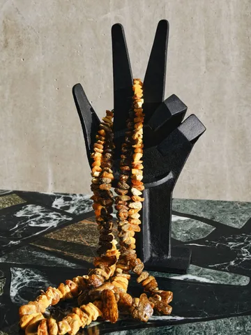 Objeto decorativo Cast Iron hand - Black, 29,8x6,5 cm - Tom Dixon