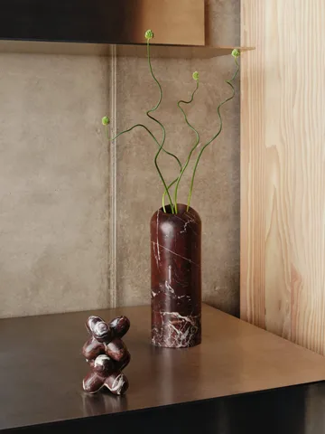 Objeto decorativo Jack - Flamingo marble, 10x8,5 cm - Tom Dixon