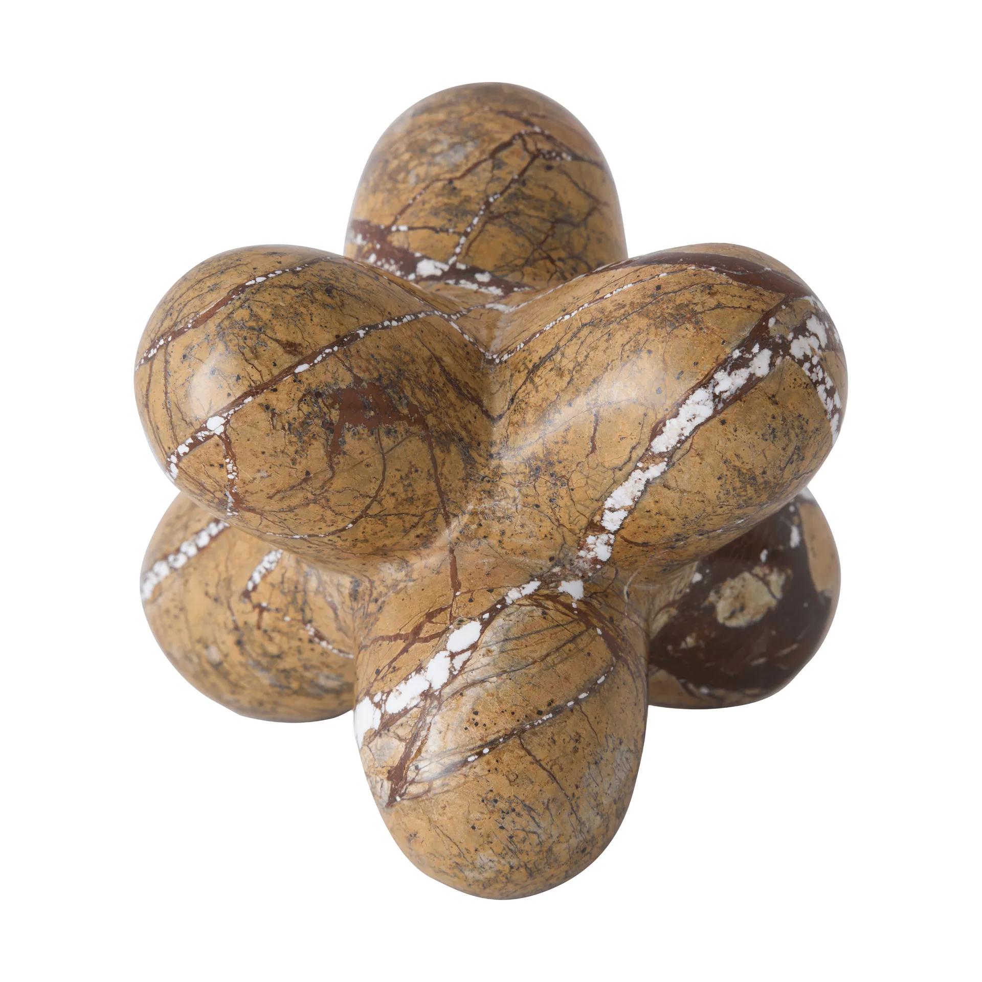 Objeto decorativo Jack, Forest brown marble, 10x8,5 cm Tom Dixon