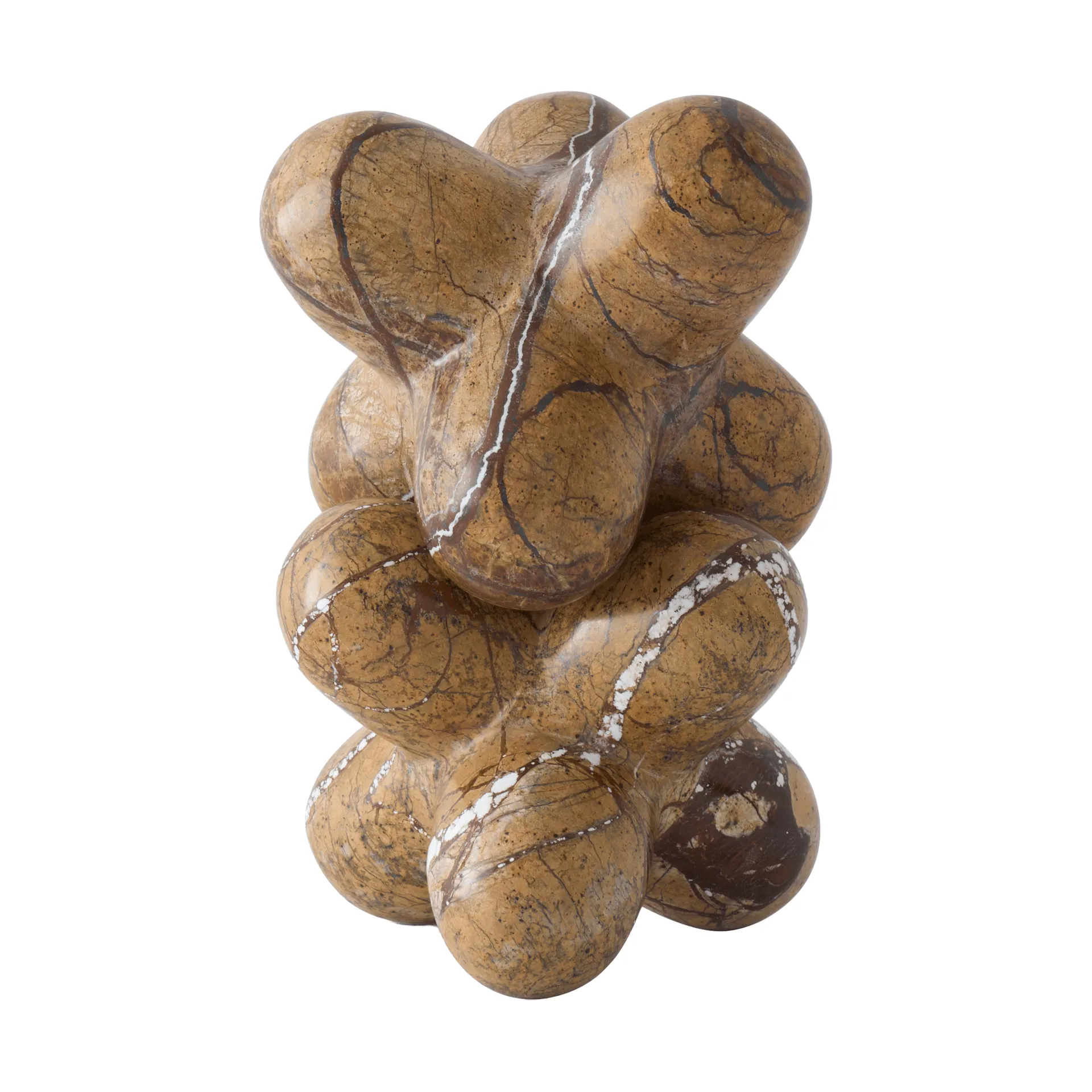 Objeto decorativo Jack, Forest brown marble, 10x8,5 cm Tom Dixon