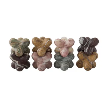 Objeto decorativo Jack - Forest brown marble, 10x8,5 cm - Tom Dixon