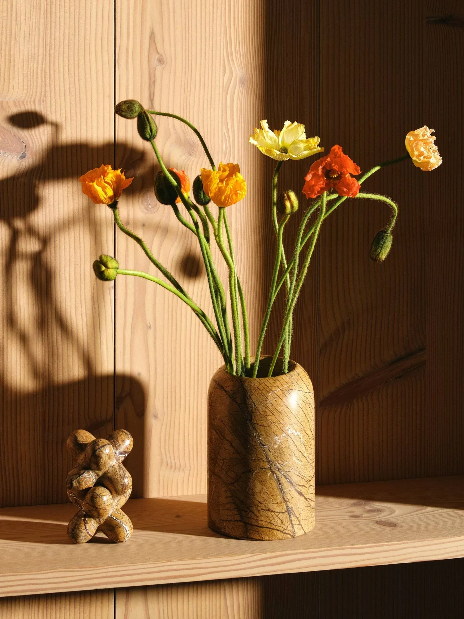 Objeto decorativo Jack, Forest brown marble, 10x8,5 cm Tom Dixon