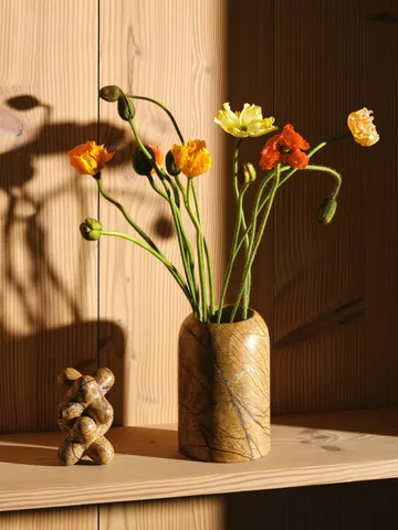 Objeto decorativo Jack - Forest brown marble, 10x8,5 cm - Tom Dixon