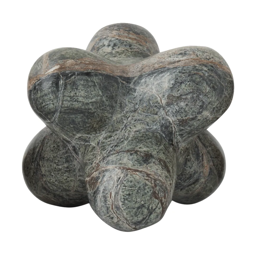 Objeto decorativo Jack, Forest green marble, 10x8,5 cm Tom Dixon