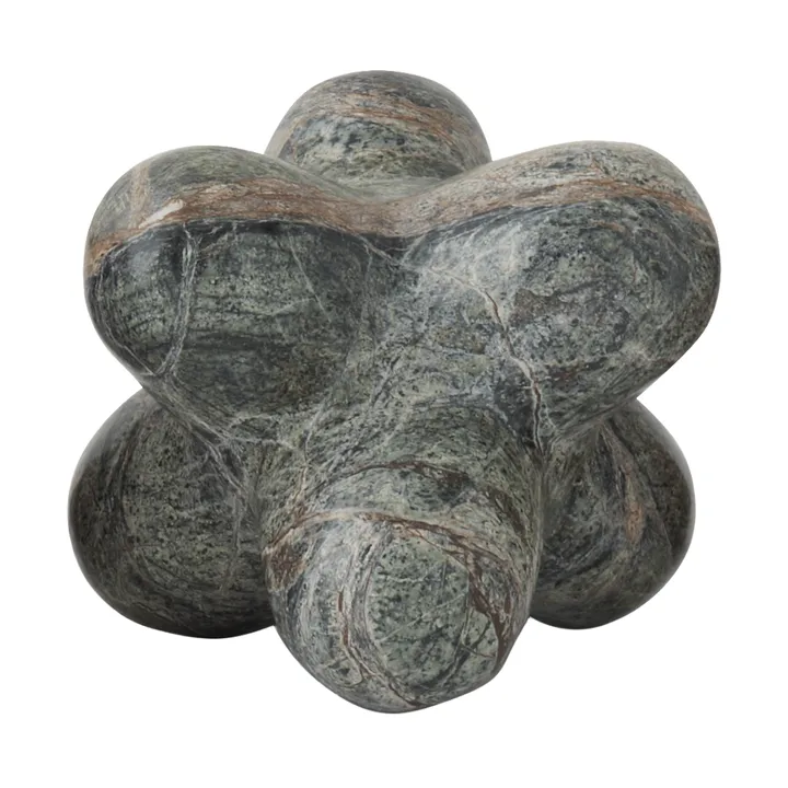 Objeto decorativo Jack - Forest green marble, 10x8,5 cm - Tom Dixon