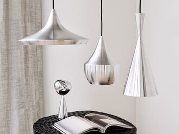 Pantalla de lámpara Beat Unbeaten fat Ø24 cm - Aluminio - Tom Dixon