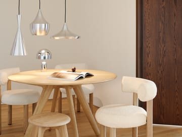 Pantalla de lámpara Beat Unbeaten fat Ø24 cm - Aluminio - Tom Dixon