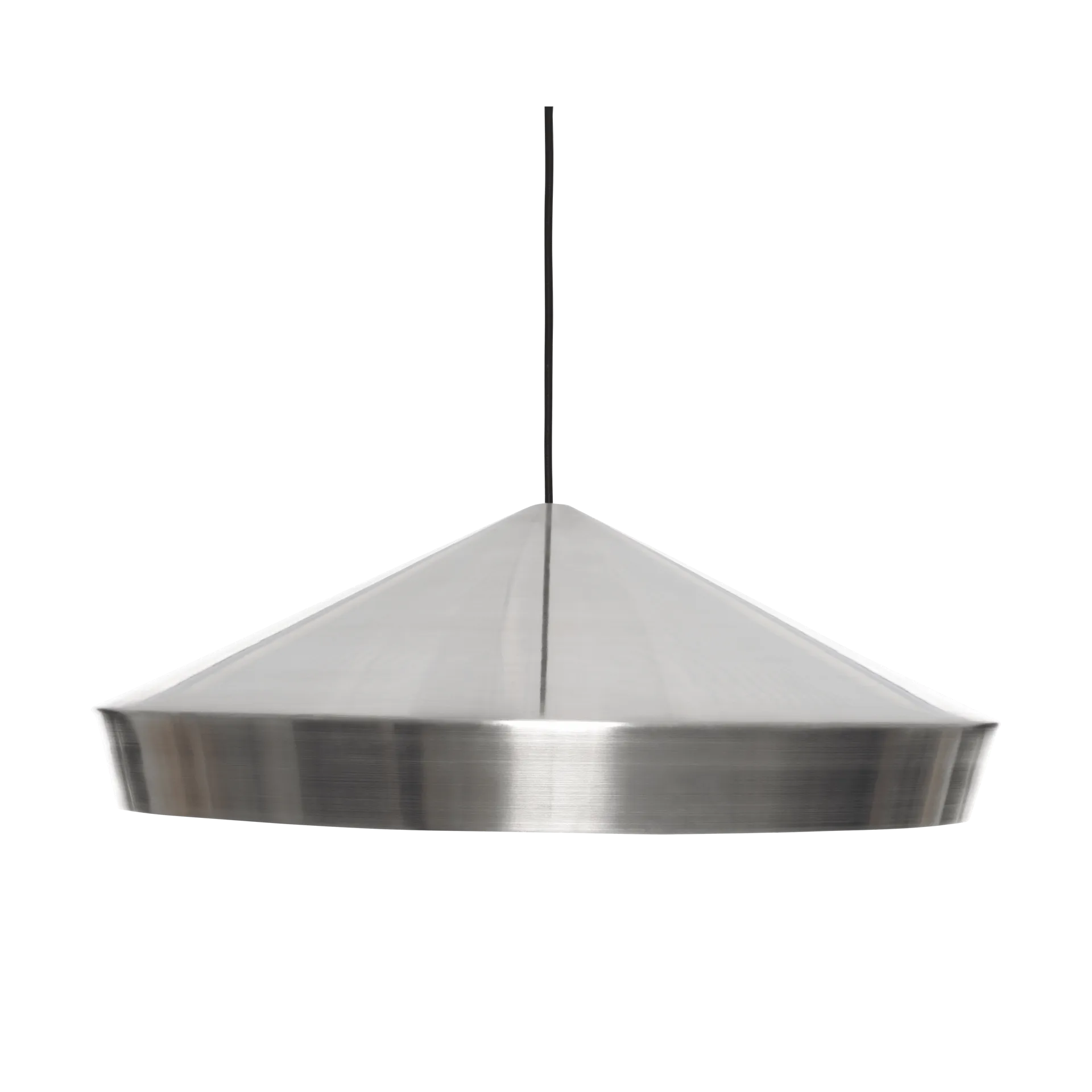 Pantalla de lámpara Beat Unbeaten flat Ø56,5 cm, Aluminio Tom Dixon