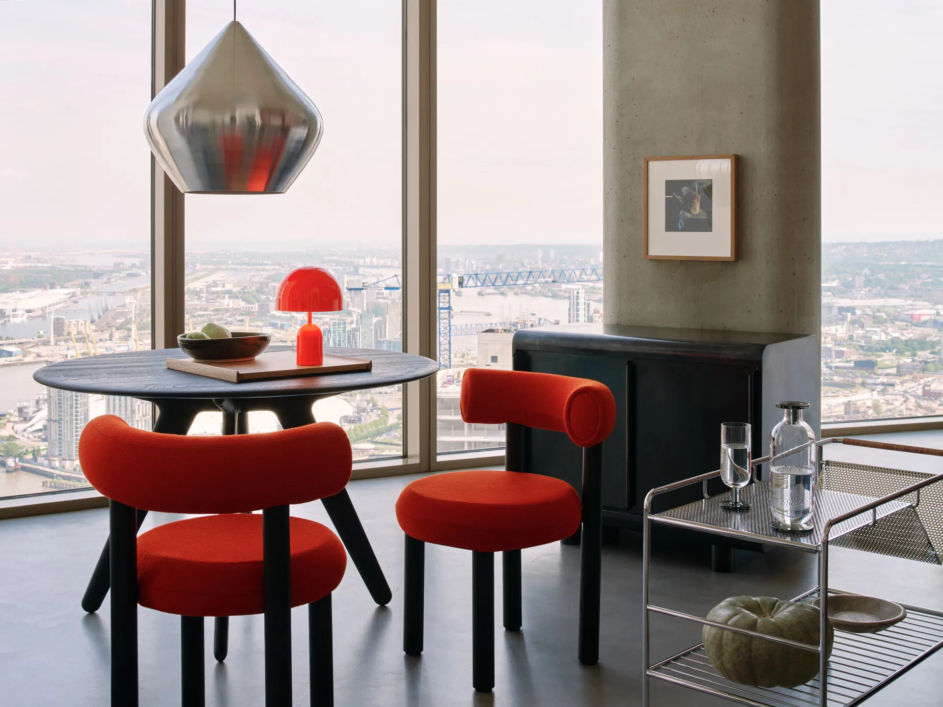 Pantalla de lámpara Beat Unbeaten stout Ø52 cm, Aluminio Tom Dixon