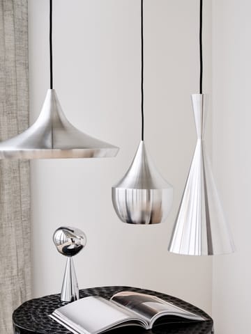 Pantalla de lámpara Beat Unbeaten wide Ø36 cm - Aluminio - Tom Dixon