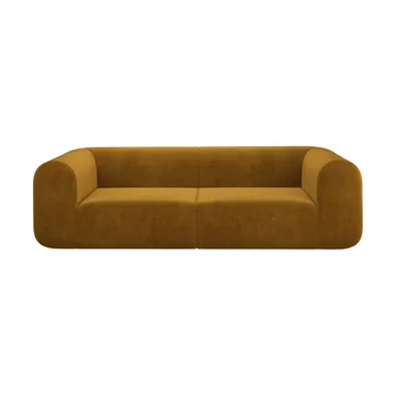 Plump sofá modular - Gold royal velvet, 3 plazas - Tom Dixon