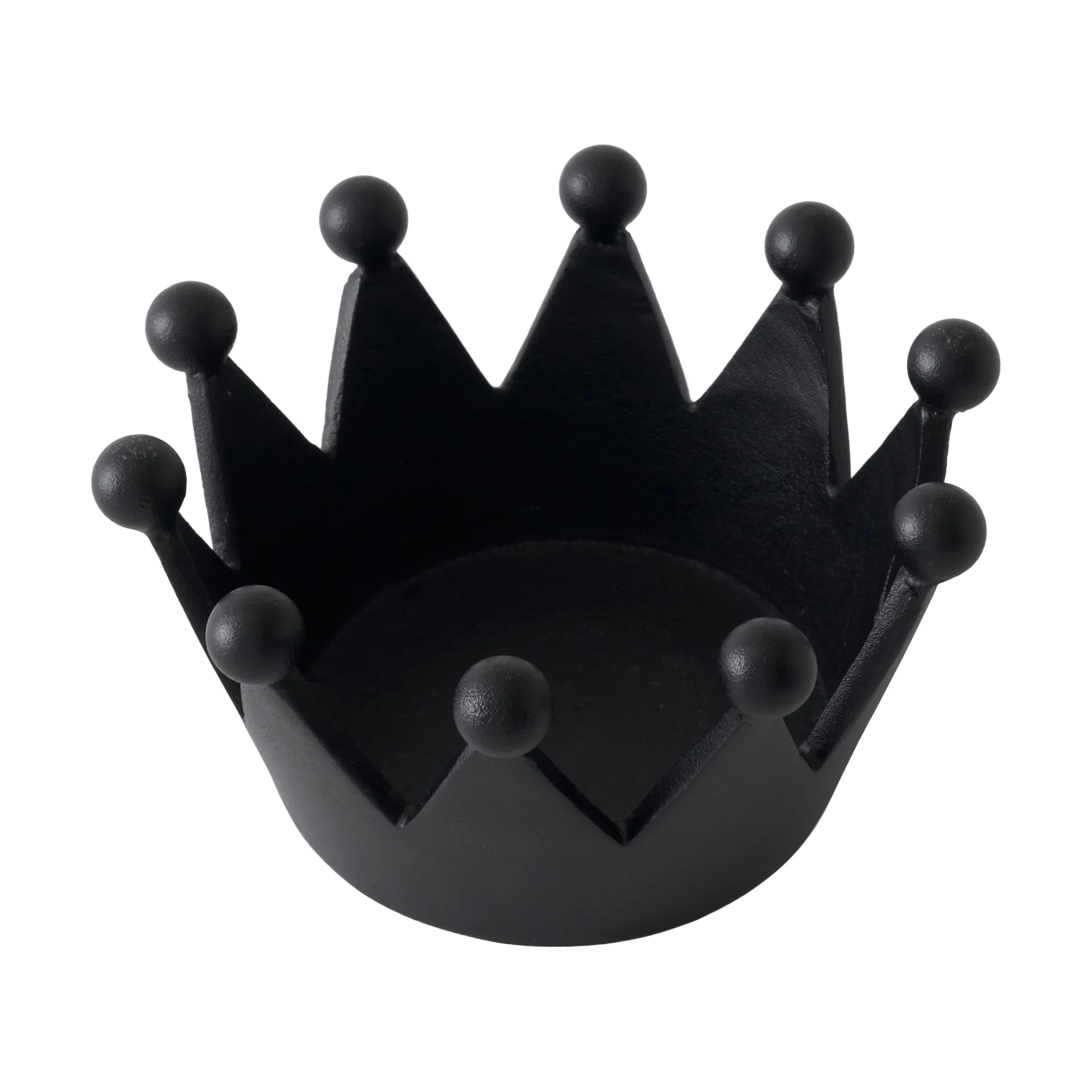 Portavelas Cast Iron Crown, Ø14x8,2 cm Tom Dixon