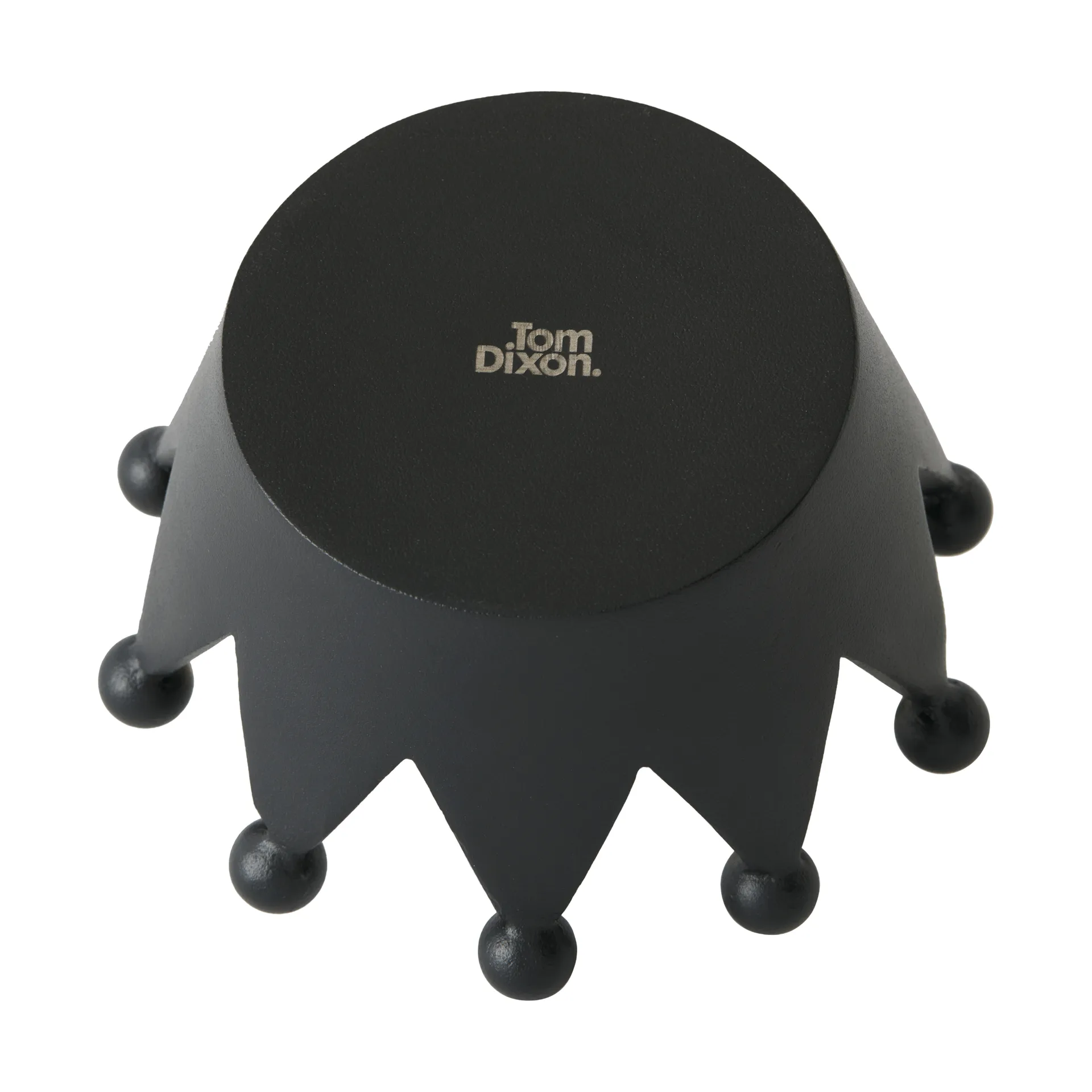 Portavelas Cast Iron Crown, Ø14x8,2 cm Tom Dixon